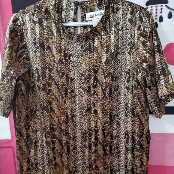 Yves st Clair snake top - Picture 1 of 4